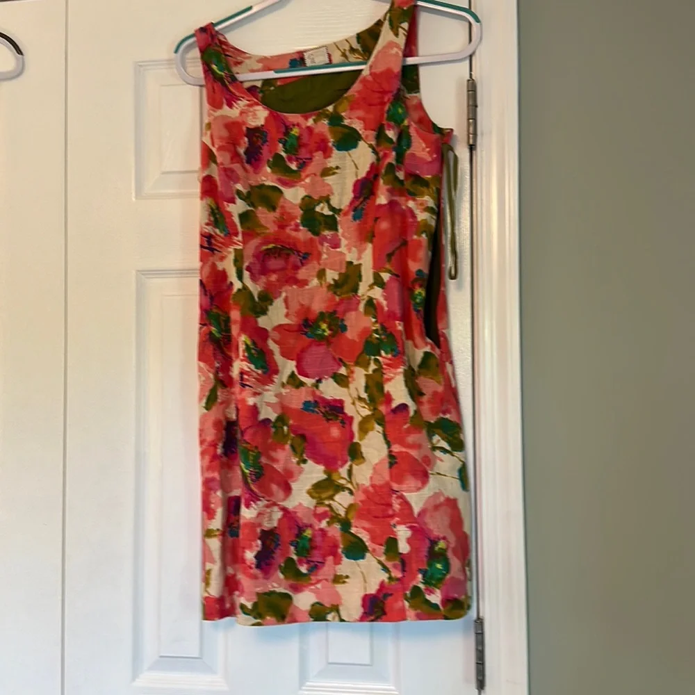 Anthropologie Floral Shift Dress - Picture 1 of 3